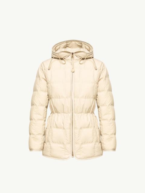 Moncler Cygnet Hooded Short Down Jacket