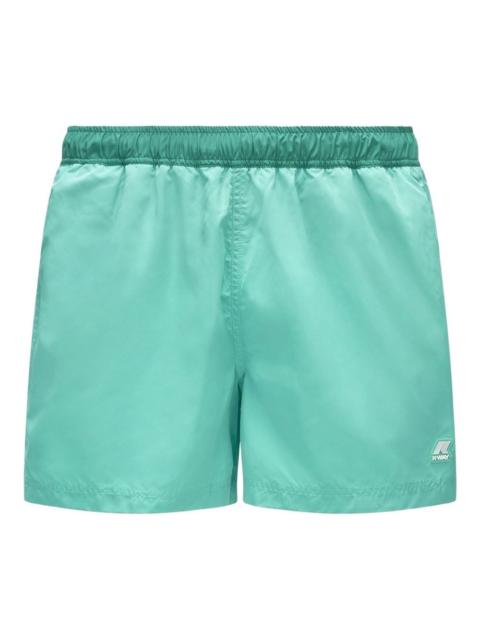 K-WAY elastic-waist swim shorts