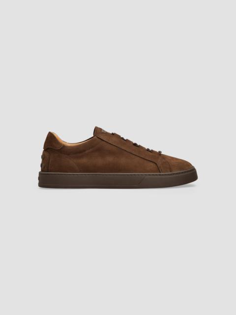 Tod's Men's Sportivo Suede Low-Top Sneakers - Dark Brown
