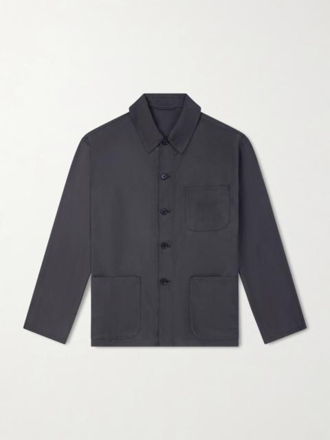 KAPTAIN SUNSHINE Silk-Gabardine Blouson Jacket