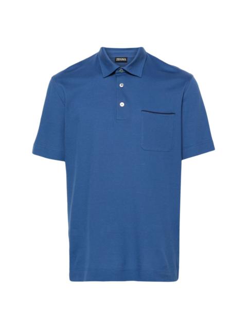 ZEGNA cotton piquÃ© polo shirt