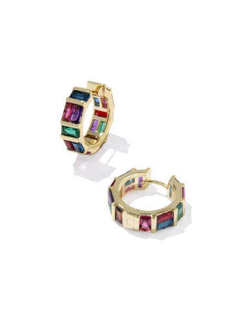 KENDRA SCOTT Jamie Gold Huggie Earrings