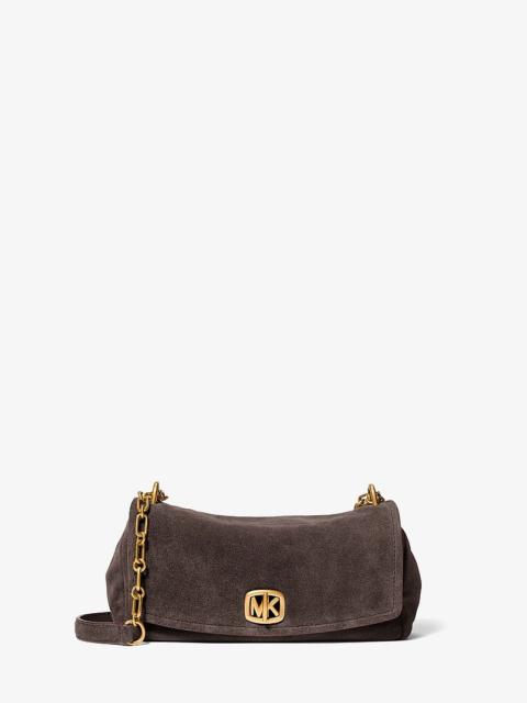 MICHAEL KORS Bryant Small Suede Convertible Shoulder Bag