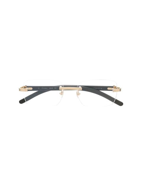 C de Cartier rectangle-frame glasses