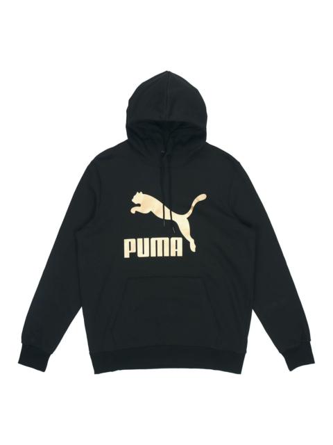 PUMA PUMA Classics Bronzing Logo Printing Sports Black 531370-56
