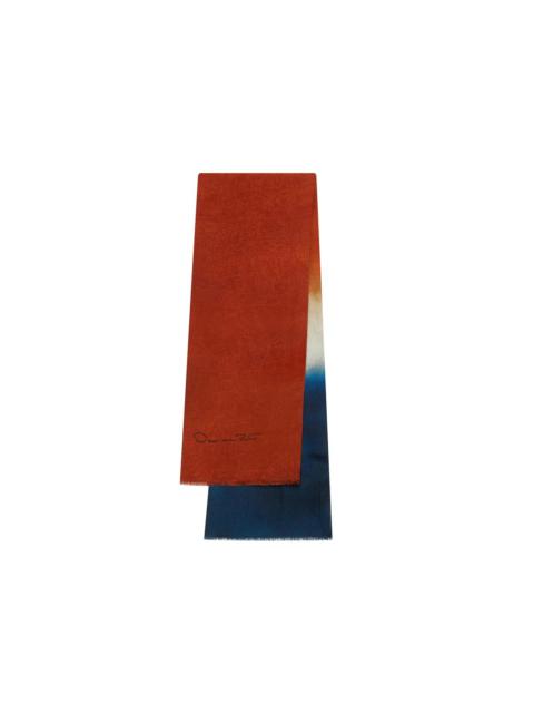 Oscar de la Renta OMBRÉ ABSTRACT MODAL SCARF