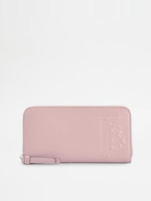 Tod's WALLET IN LEATHER - PINK