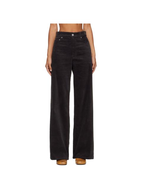 A.P.C. Black Clyde Trousers