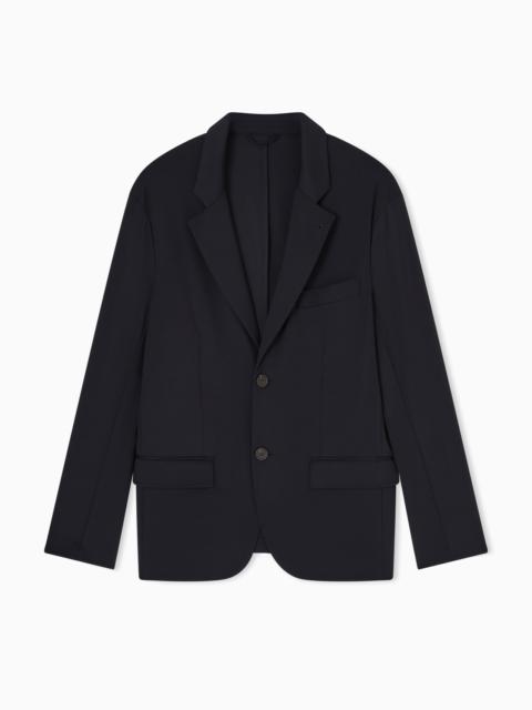 EMPORIO ARMANI STRETCH-NYLON BLAZER