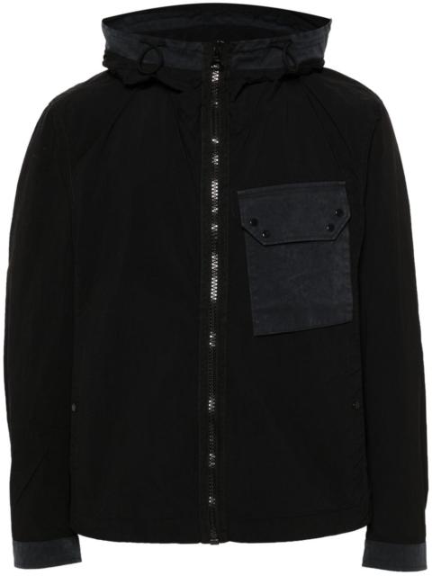 Ten C zipped-up chest-pocket jacket