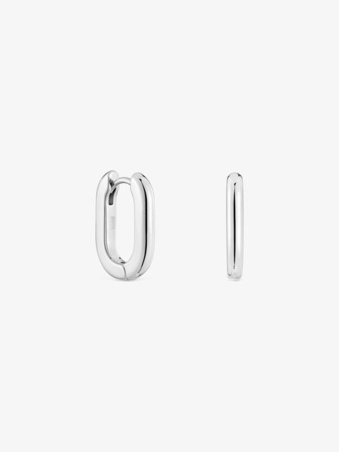 TOUS Short 18.2 mm silver Hoop earrings TOUS Basics