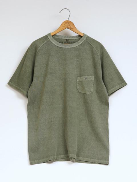 Nigel Cabourn 5.6oz Basic T-Shirt Pigment in Green