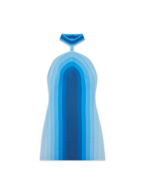 CASABLANCA Arch Gradient Cady Dress
