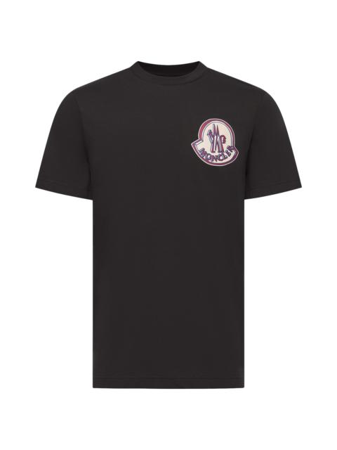 Moncler Men's Crewneck T-Shirt in Cotton - Black