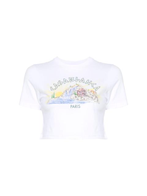 Mountain River printed T-shirt