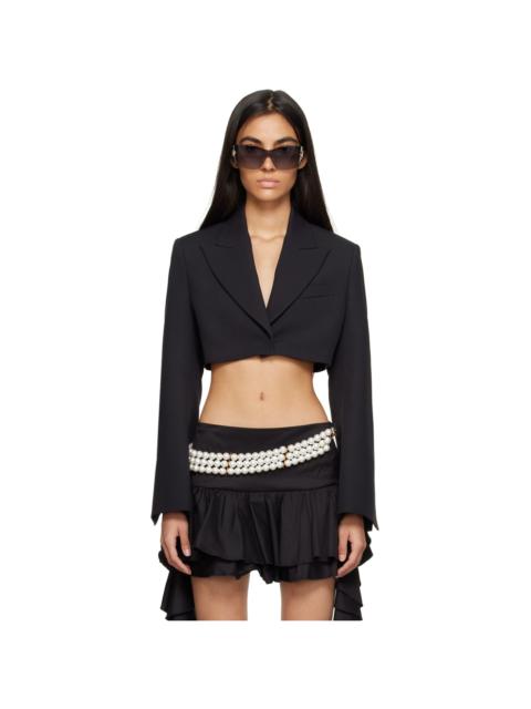 Blumarine Black Cropped Blazer