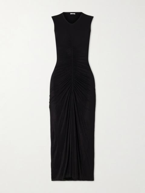 FFORME Gisela Ruched Jersey Midi Dress