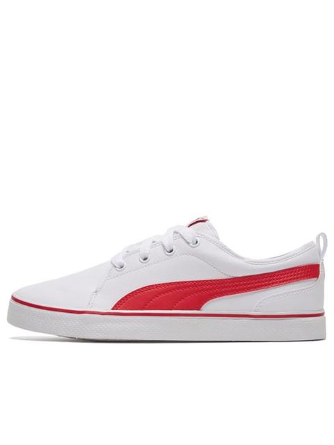 PUMA PUMA Street Retro Low Top Casual Skate Shoes Unisex White Red 367928-02