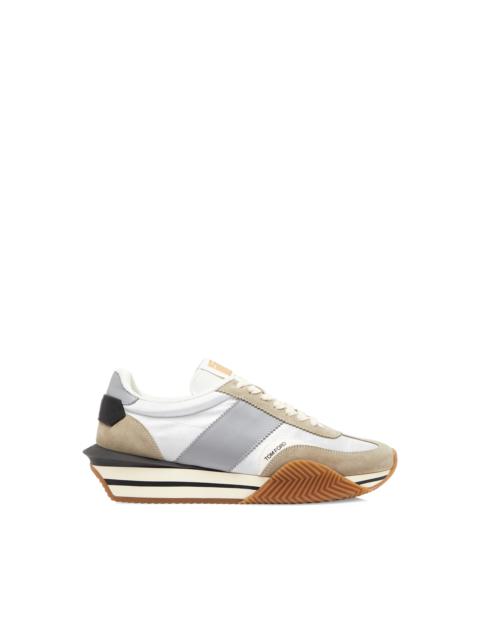 TOM FORD SUEDE AND LYCRA JAMES SNEAKER