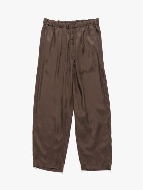 YOKE Cupro Easy Pants Brown