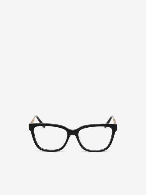 Chopard rectangle-frame glasses
