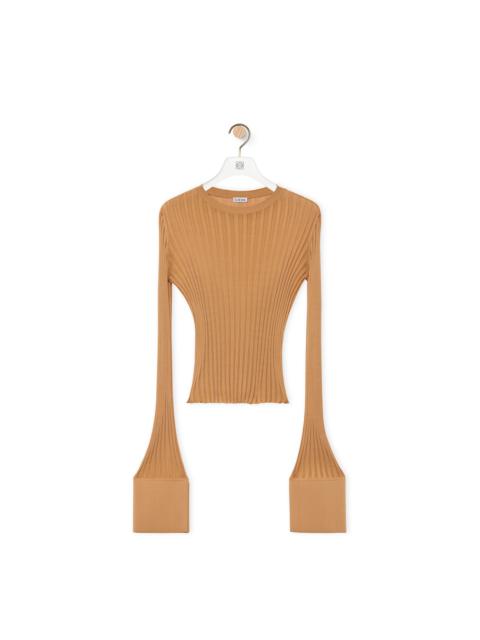 Loewe Long sleeve top in viscose