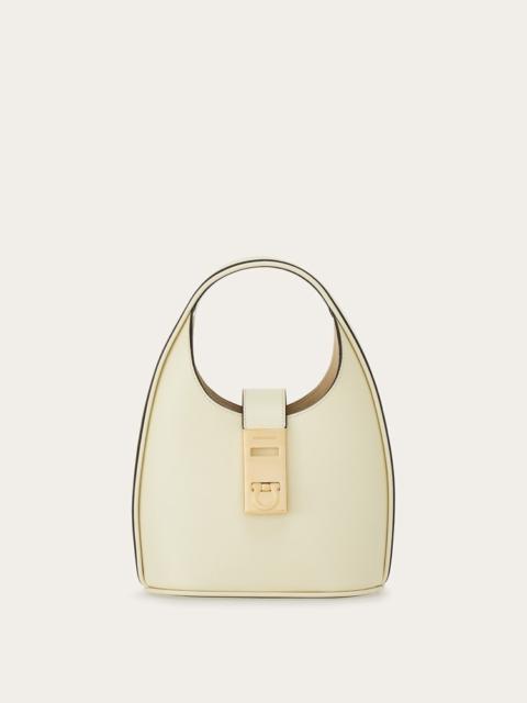 FERRAGAMO MINI HOBO BAG WITH GANCINI BUCKLE