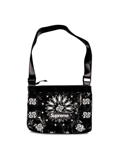 Supreme Supreme Bandana Tarp Side Bag 'Black'