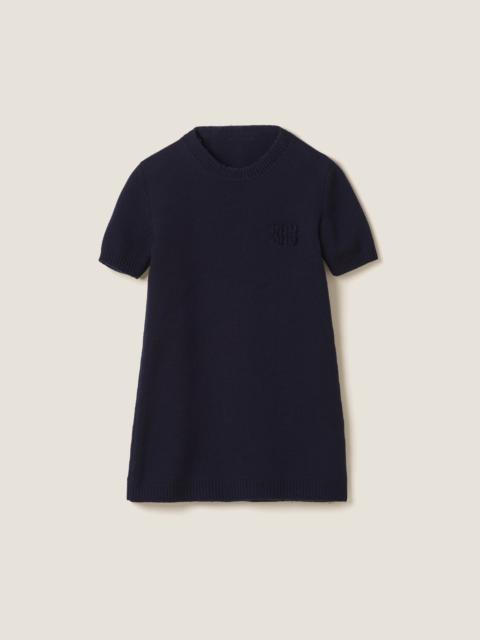 Miu Miu Wool and nylon mini-dress