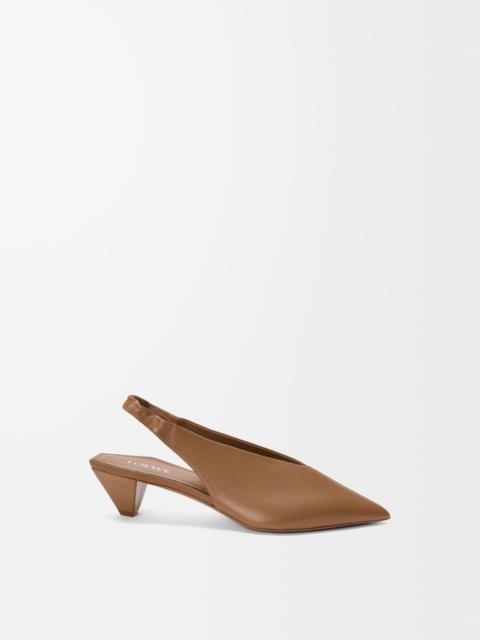 Loewe Origami Cubic slingback in lambskin