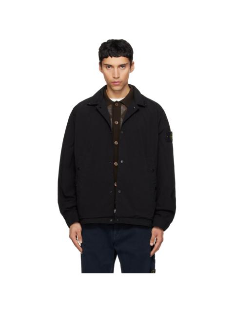 Stone Island Black 4100041 Light Compact Touch Poly-TC Jacket