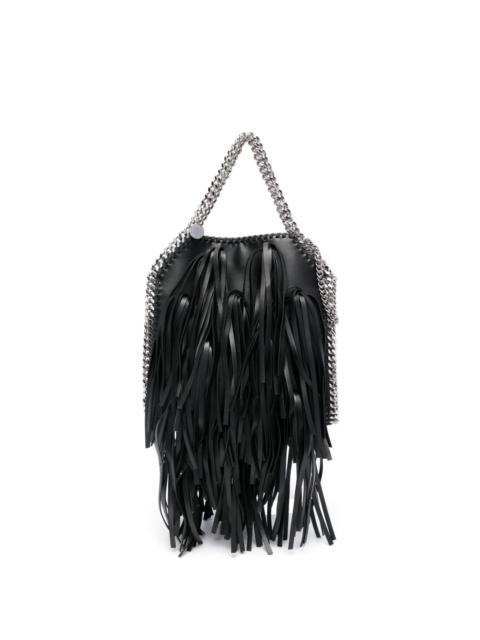 fringed tote bag