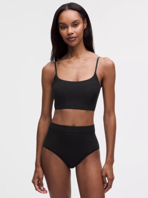 lululemon UnderEase Cami Strap Ribbed Longline Bralette A–C Cups