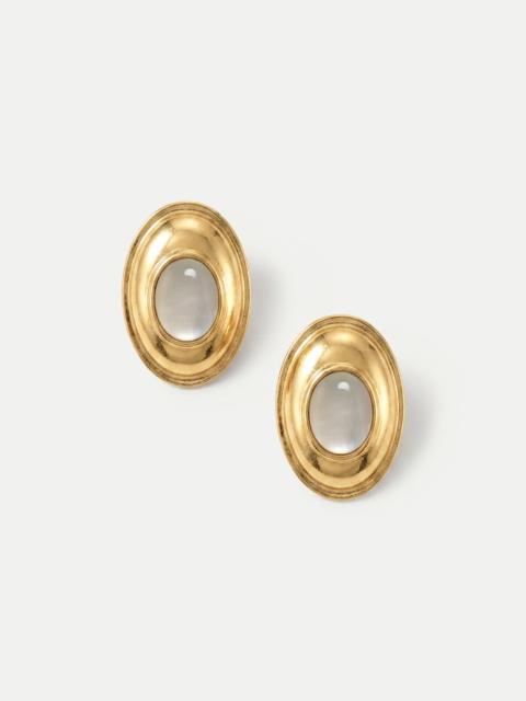 VERONICA BEARD CAT’S EYE CABOCHON EARRING
