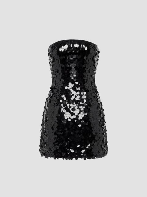 Dress The Population Women's Scottie Sequined Strapless Mini Dress - Black