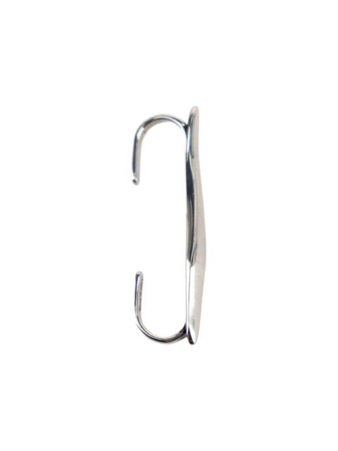 Alexander McQueen Alexander McQueen Molten Metal Top Bar Ear Cuff Silver