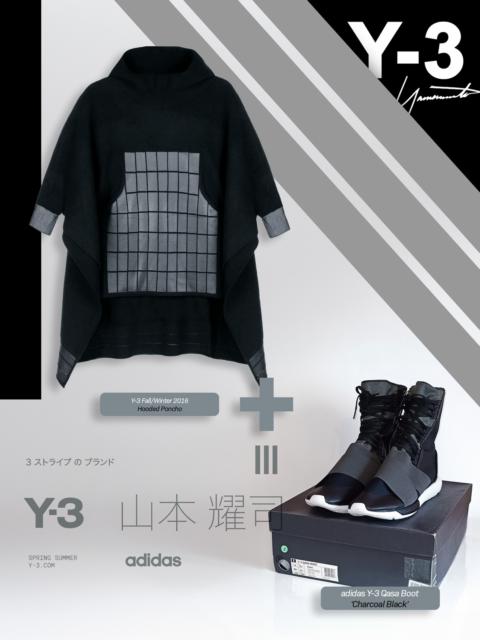 adidas Y-3 () FW16/17 Poncho Sweater AZ5093 + Y-3 Qasa Boot BB4803  (2016) Full Set | deibido | REVERSIBLE