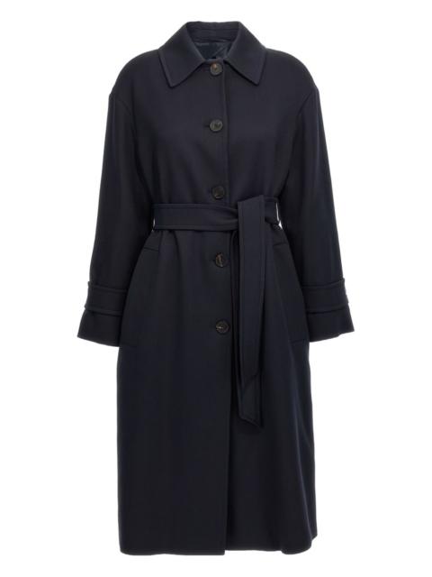 Max Mara Ilde belted single-breasted coat