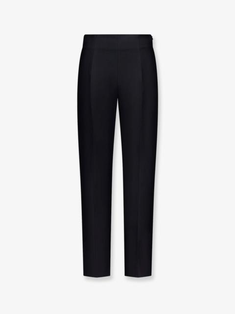 TOTEME Slim Evening Wool And Silk Trousers