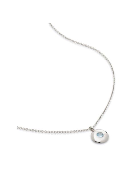 MONICA VINADER March birthstone necklace