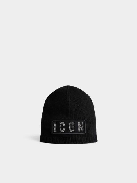 DSQUARED2 ICON EVENING KNIT BEANIE