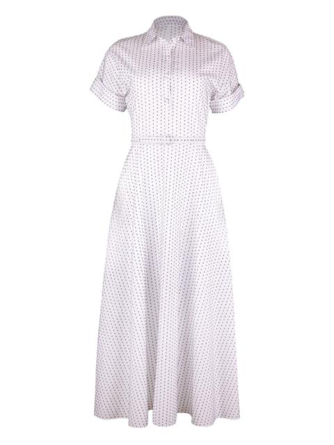 ADAM LIPPES Sadie polka-dot midi dress
