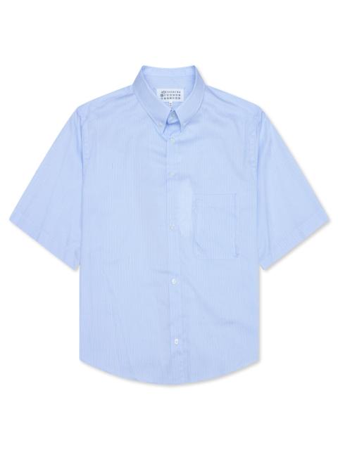 Maison Margiela SHORT-SLEEVED SHIRT - CIEL
