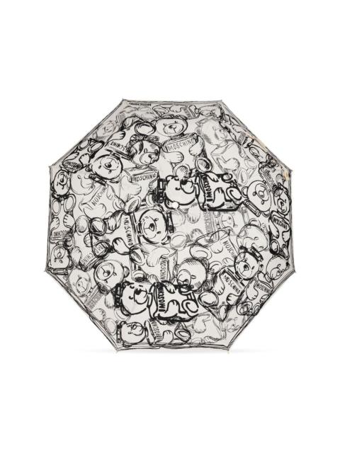 Moschino Teddy Bear-print umbrella