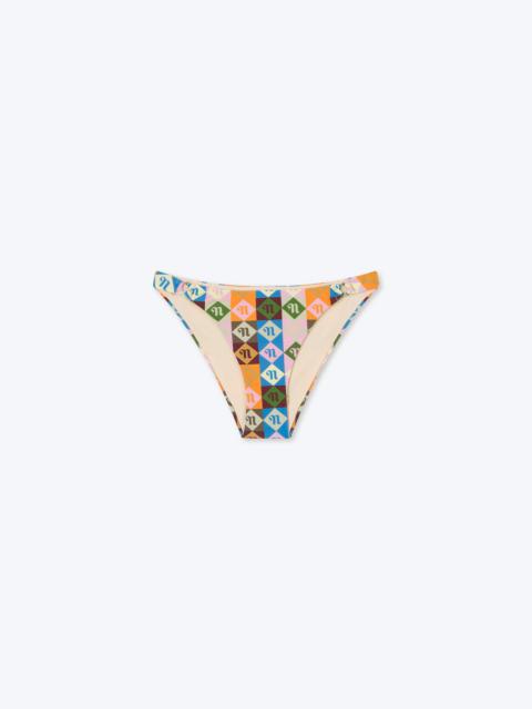 Nanushka YLVA - Low waist bikini - Diamond check multicolor