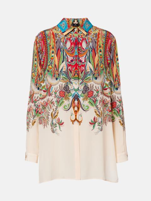 Etro Printed silk shirt