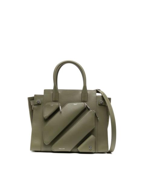 Off-White City leather tote bag