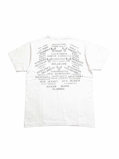Buzz Rickson's S/S T-SHIRT - AIR BASE STENCIL - BR79779
