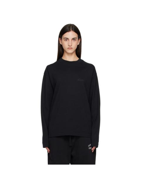 ESSENTIALS Black Classic Fit Long Sleeve T-shirt