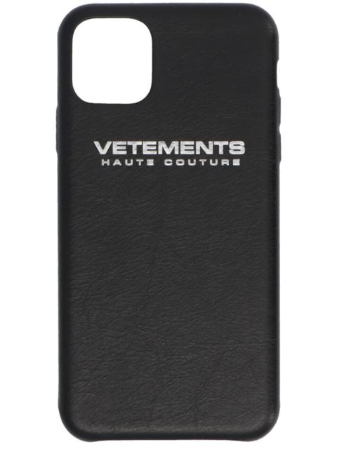 VETEMENTS Logo I-Phone 11 max pro case